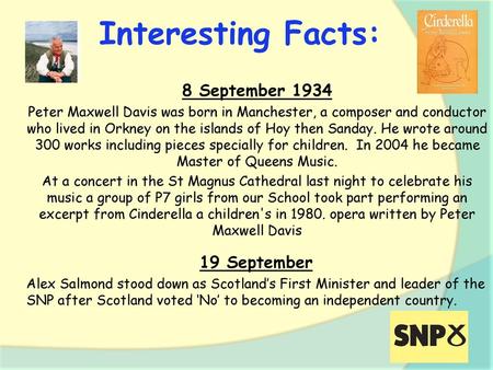 Interesting Facts: 8 September September