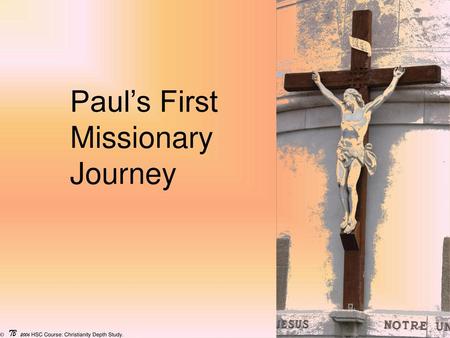 Paul’s First Missionary Journey