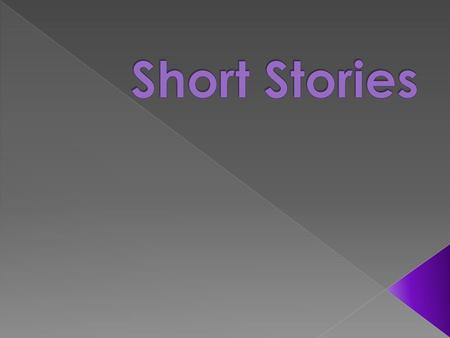 Short Stories.