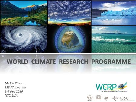 WORLD CLIMATE RESEARCH PROGRAMME