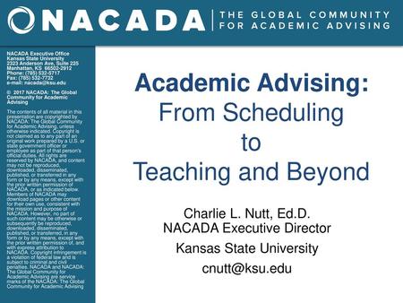 Academic Advising: From Scheduling to Teaching and Beyond