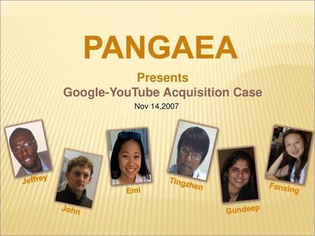 Google-YouTube Acquisition Case