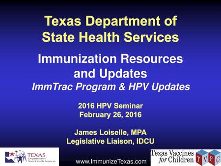 Texas Department of State Health Services