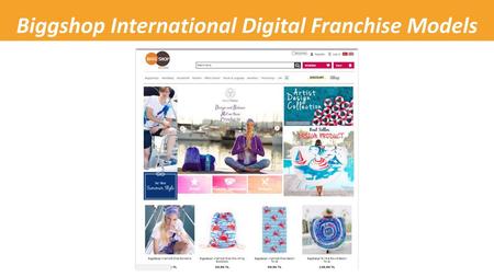 Biggshop International Digital Franchise Models