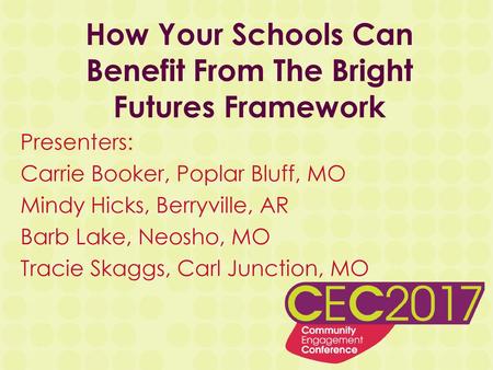 How Your Schools Can Benefit From The Bright Futures Framework