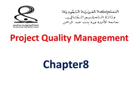 Project Quality Management