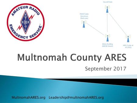 Multnomah County ARES September 2017