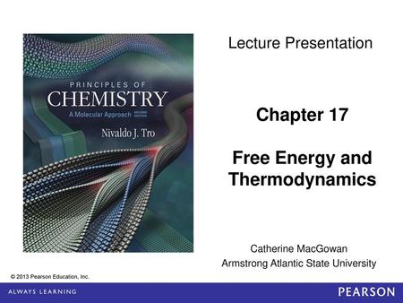 Chapter 17 Free Energy and