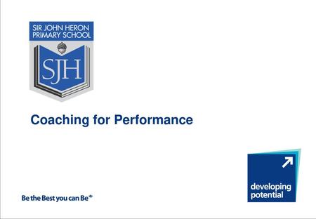 Coaching for Performance