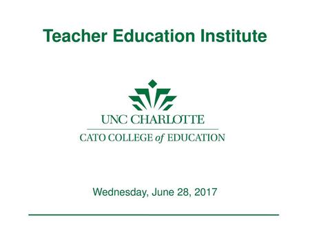 Teacher Education Institute