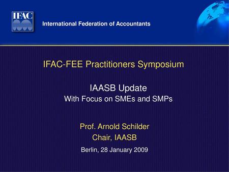 IFAC-FEE Practitioners Symposium