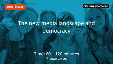 The new media landscape and democracy