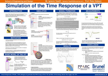 Simulation of the Time Response of a VPT