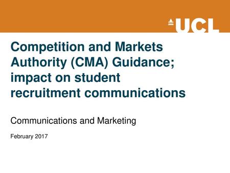 Communications and Marketing February 2017