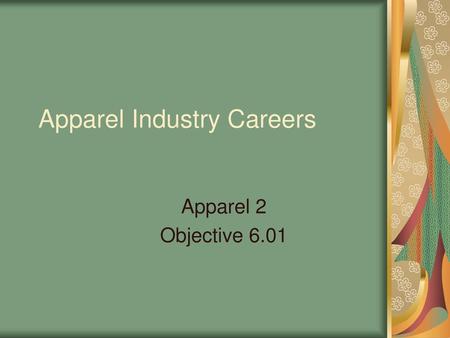 Apparel Industry Careers