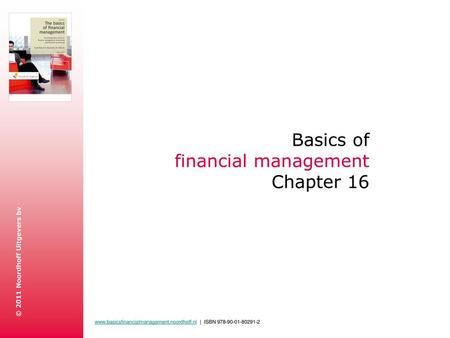 Basics of financial management Chapter 16