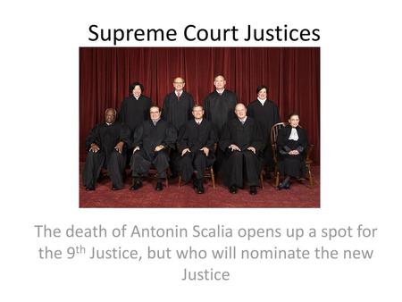 Supreme Court Justices