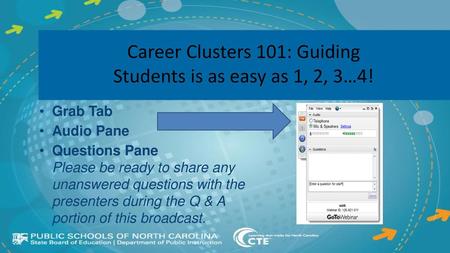 Career Clusters 101: Guiding Students is as easy as 1, 2, 3…4!