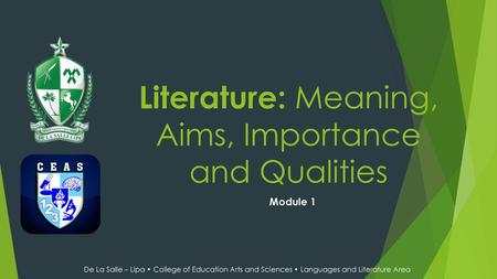 Literature: Meaning, Aims, Importance and Qualities