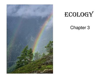 Ecology Chapter 3.