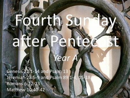 Fourth Sunday after Pentecost