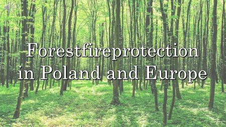 Forestfireprotection