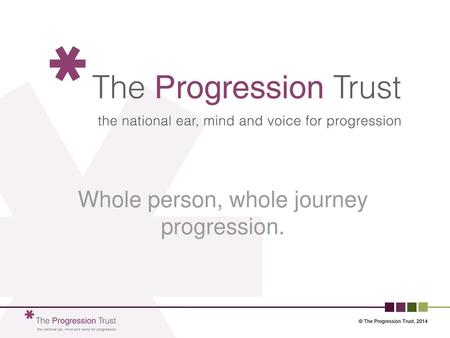 Whole person, whole journey progression.