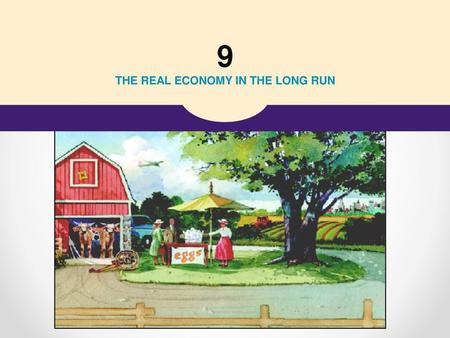 THE REAL ECONOMY IN THE LONG RUN