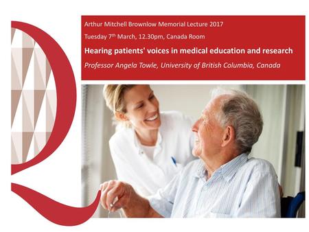 Hearing patients' voices in medical education and research