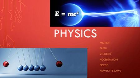 Motion Speed Velocity Acceleration Force Newton’s Laws