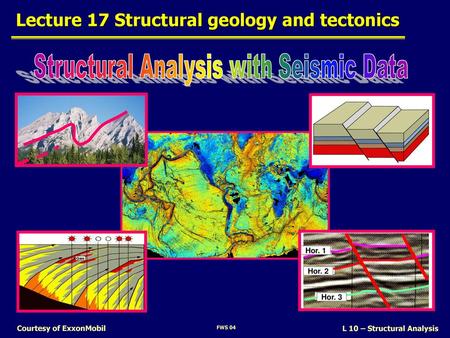 Lecture 17 Structural geology and tectonics