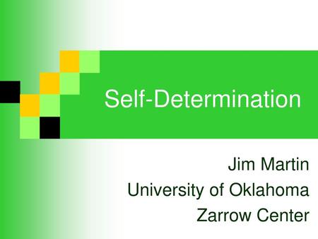 Jim Martin University of Oklahoma Zarrow Center