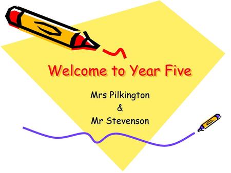 Mrs Pilkington & Mr Stevenson