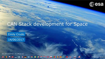 CAN Stack development for Space