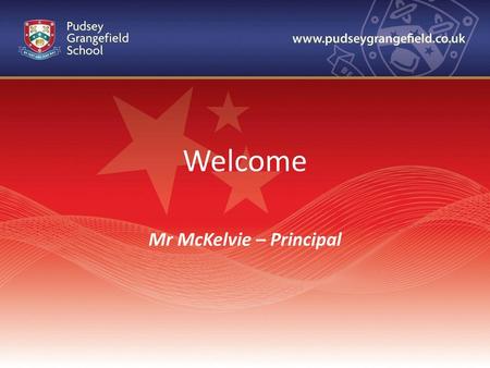 Welcome Mr McKelvie – Principal