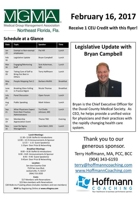 Legislative Update with Bryan Campbell