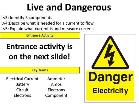 Entrance activity is on the next slide!