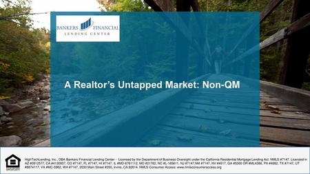 A Realtor’s Untapped Market: Non-QM