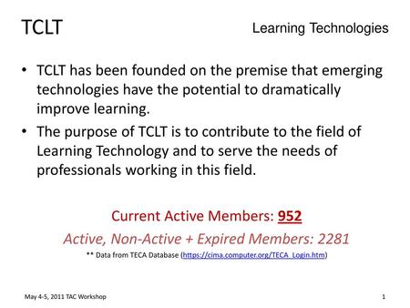 TCLT Learning Technologies