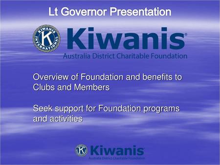 Lt Governor Presentation