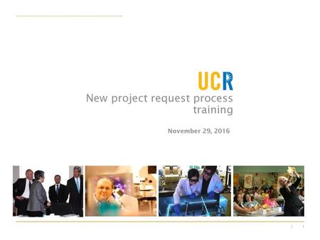 New project request process training