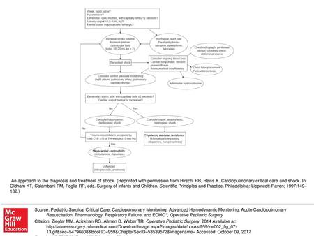 An approach to the diagnosis and treatment of shock