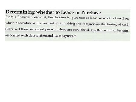 A finance lease or capital lease is a type of lease