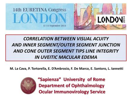 Correlation between visual acuity