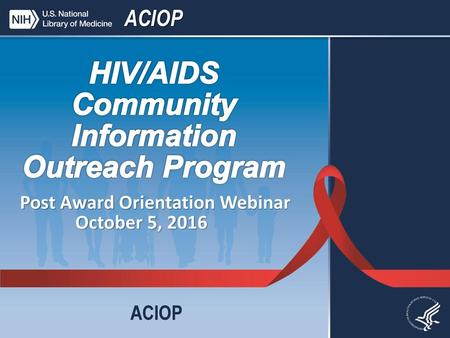 HIV/AIDS Community Information Outreach Program