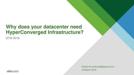 Why does your datacenter need HyperConverged Infrastructure?