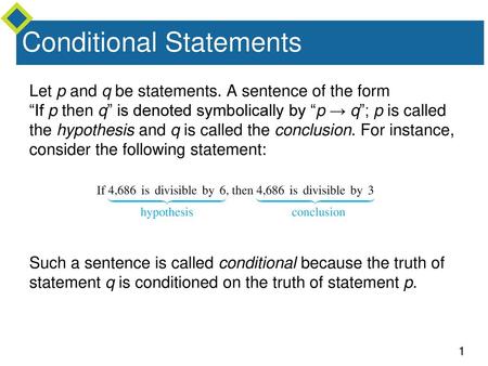 Conditional Statements