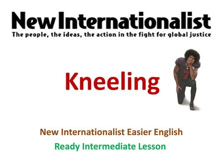 New Internationalist Easier English Ready Intermediate Lesson