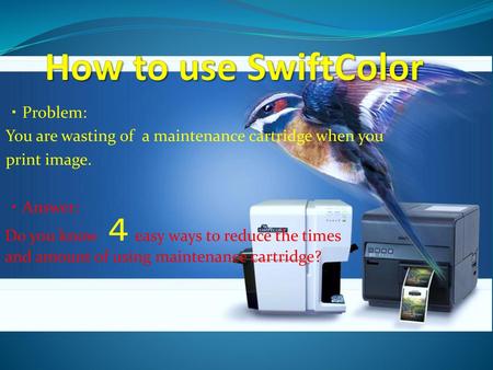 How to use SwiftColor ・Problem: