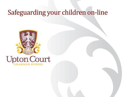 Safeguarding your children on-line